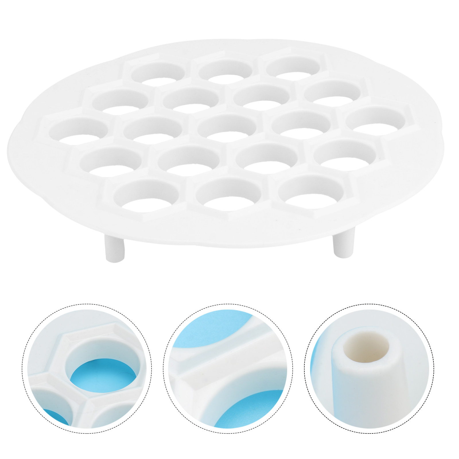Kitchen Gadgets Dumpling Maker - 19-Loch-Knödelform aus lebensmittelechtem ABS-Material, schnelles Knödelherstellungs-Werkzeug,