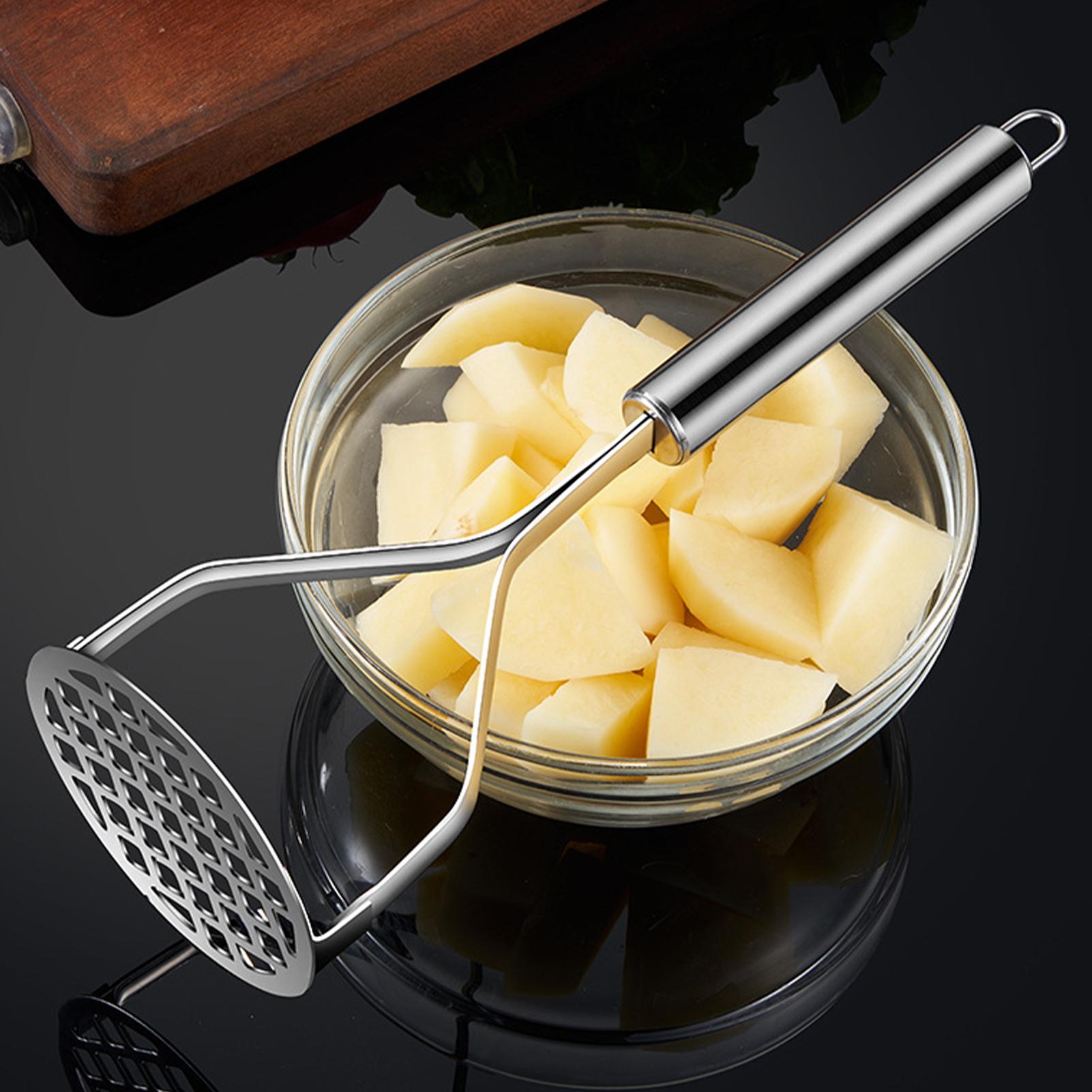 Kitchen Gadgets For Men - Manueller Edelstahl-Kartoffelstampfer Obst-Gemüse-Pressmaschine Küchen-Gadget für Kinder-Nahrungsergänzung