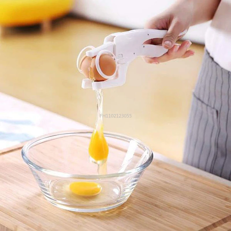 Egg Separator Tool - Kreativer Hand-Eieröffner, Eierbrecher, Küchenwerkzeug mit Schneller