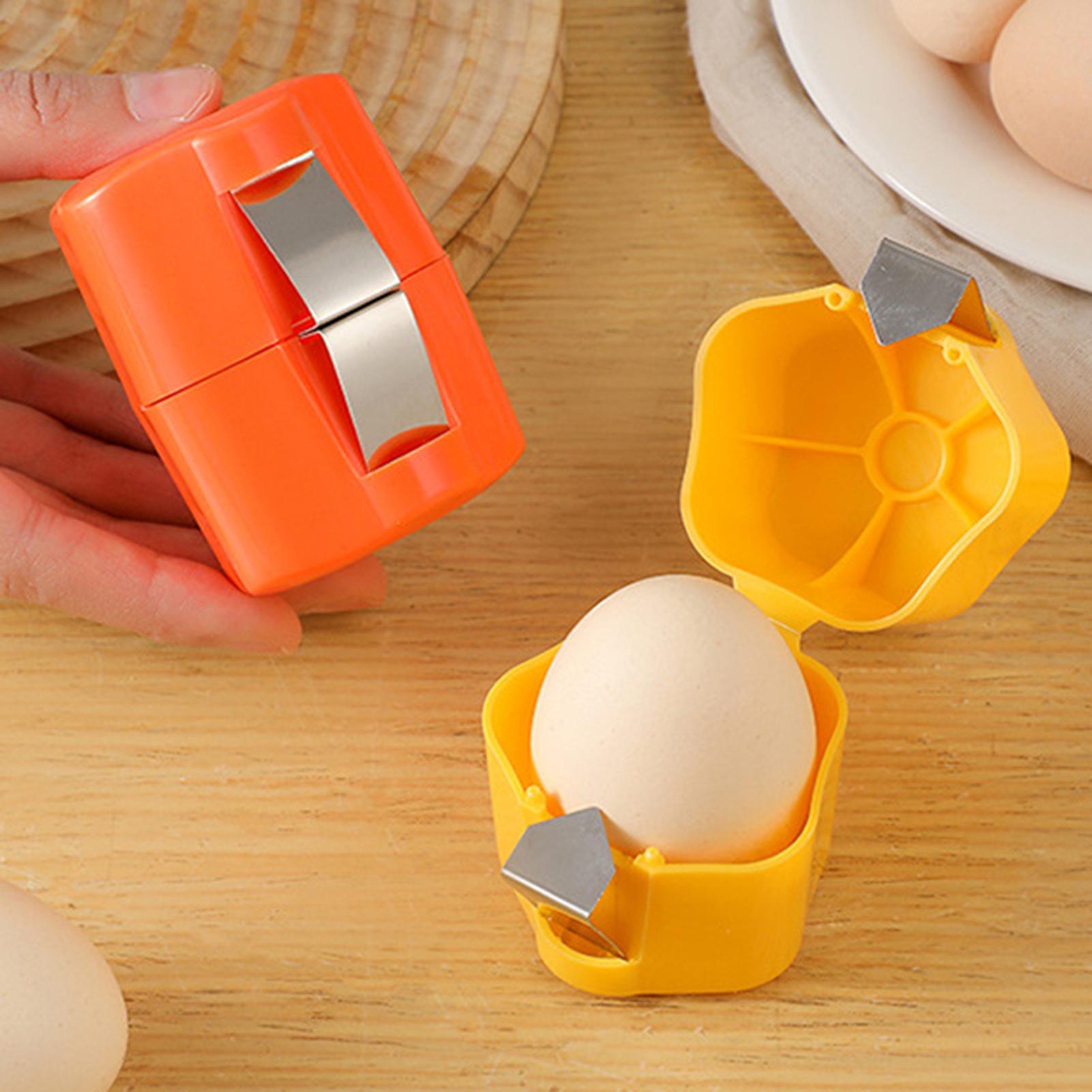 Egg Separator Tool - 3-in-1 Eierknacker & -Trenner, Tragbares Eierbrecher-Schneidewerkzeug