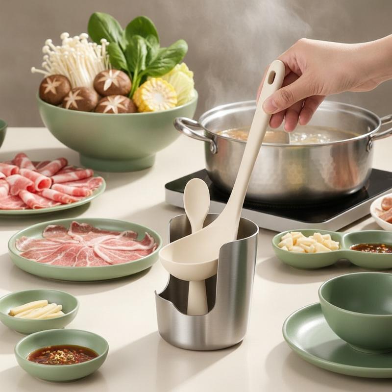 2-in-1 Edelstahl-Löffelablage  – Kitchen Gadgets Organizer Bewertung und Preis