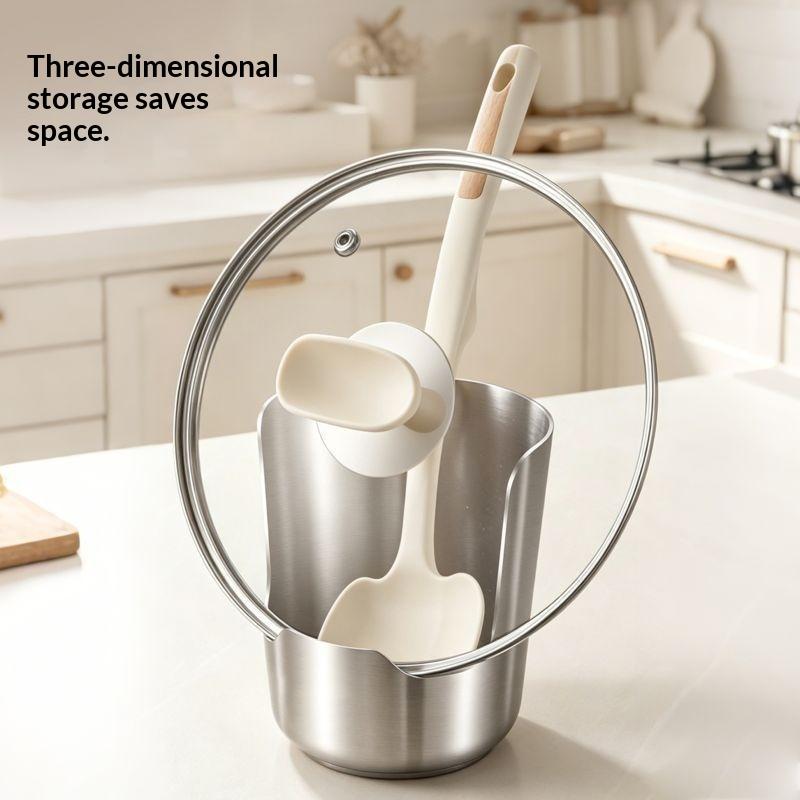 2-in-1 Edelstahl-Löffelablage  – Kitchen Gadgets Organizer Bewertung und Preis