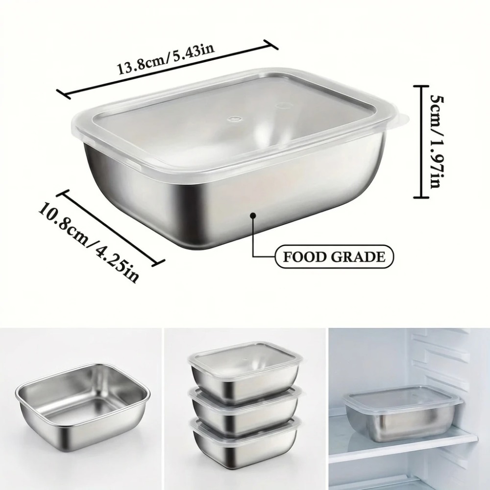 6-teiliges Edelstahl-Lebensmit – Kitchen Gadgets Organizer Bewertung und Preis