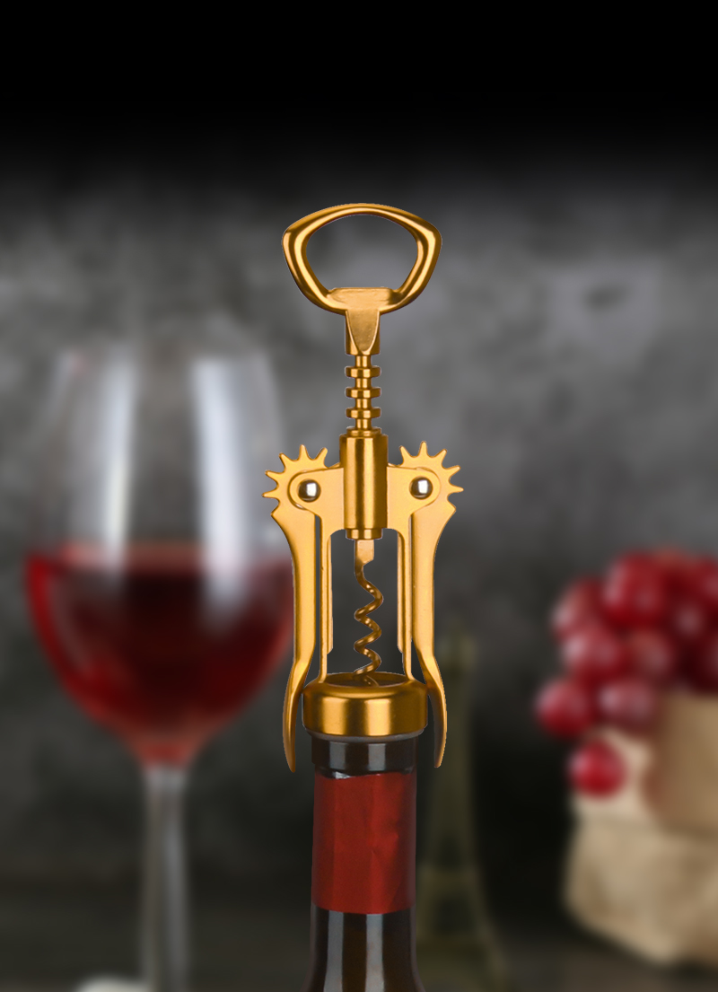 Dunkelgoldener Weinöffner mit  – Kitchen Gadgets Gold Bewertung und Preis